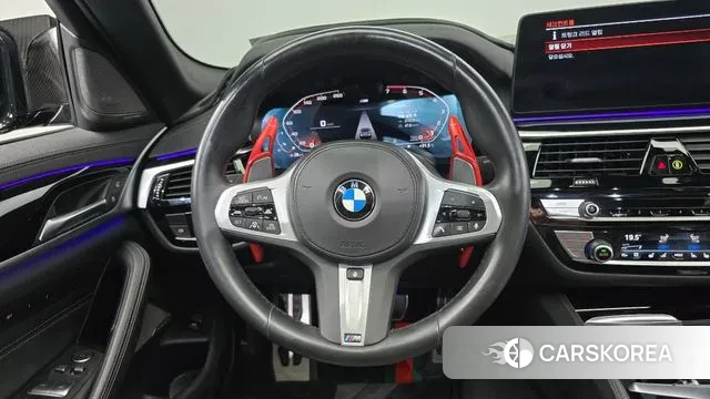 BMW 5 Series (G30) 2021 Черный из Кореи, фото 4