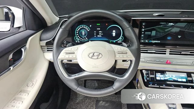 Hyundai The New Grandeur IG Hybrid 2021 Белый из Кореи, фото 4