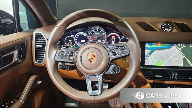 Porsche Cayenne (PO536) 2021 Черный из Кореи, фото 4