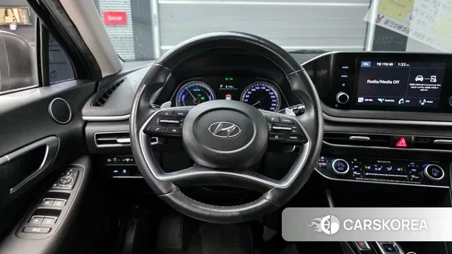 Hyundai Sonata Hybrid (DN8) 2021 Черный из Кореи, фото 4