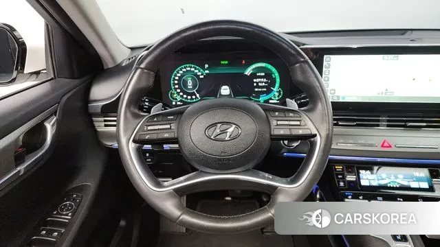 Hyundai The New Grandeur IG Hybrid 2021 Белый из Кореи, фото 4