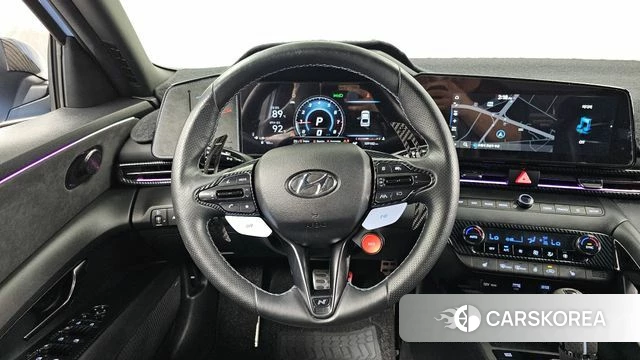 Hyundai Avante (CN7) 2022 Небесно-голубой из Кореи, фото 4