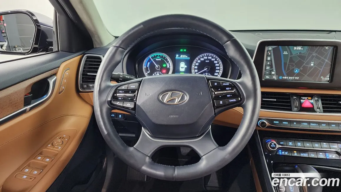 Hyundai Grandeur IG Hybrid 2018 Синий из Кореи, фото 4