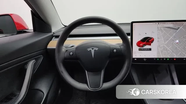 Tesla Model 3 2021 Красный из Кореи, фото 4