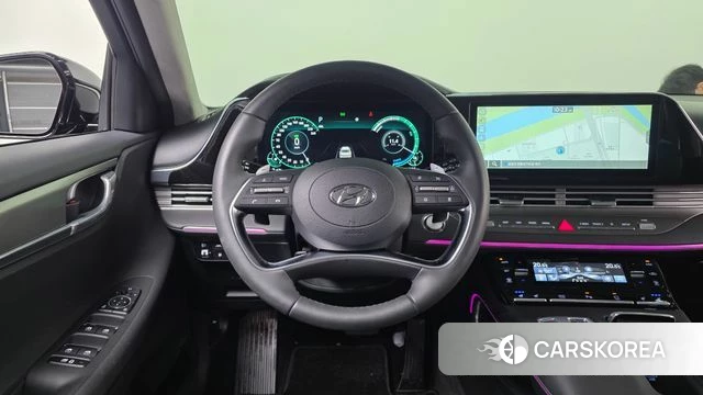 Hyundai The New Grandeur IG Hybrid 2022 Черный из Кореи, фото 4