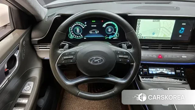 Hyundai The New Grandeur IG Hybrid 2021 Белый из Кореи, фото 4