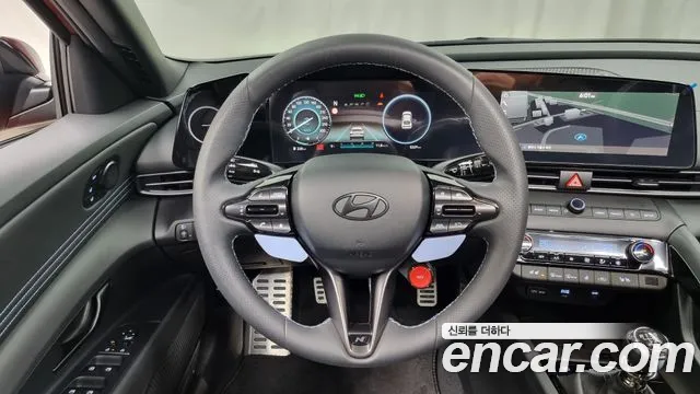 Hyundai The New Avante (CN7) 2024 Красный из Кореи, фото 4