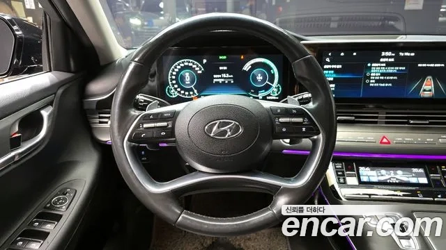 Hyundai The New Grandeur IG Hybrid 2021 Черный из Кореи, фото 4