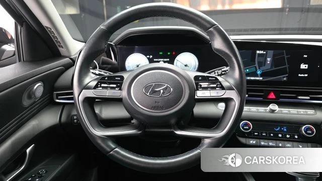 Hyundai Avante Hybrid (CN7) 2022 Черный из Кореи, фото 4