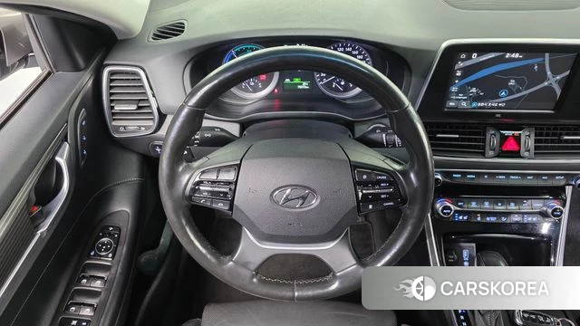 Hyundai Grandeur IG Hybrid 2018 Серебристо-серый из Кореи, фото 4