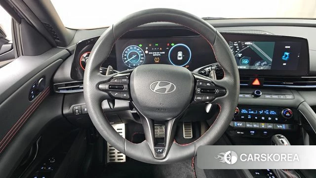 Hyundai The New Avante (CN7) 2024 Черный из Кореи, фото 4