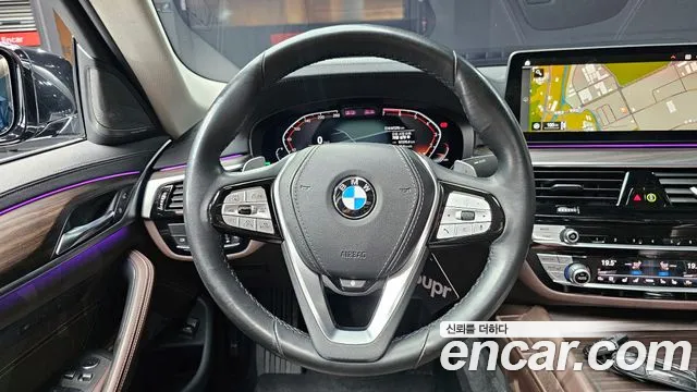 BMW 5 Series (G30) 2021 Черный из Кореи, фото 4