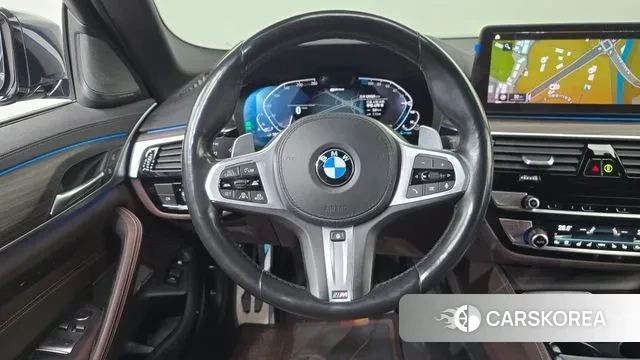 BMW 5 Series (G30) 2021 Черный из Кореи, фото 4