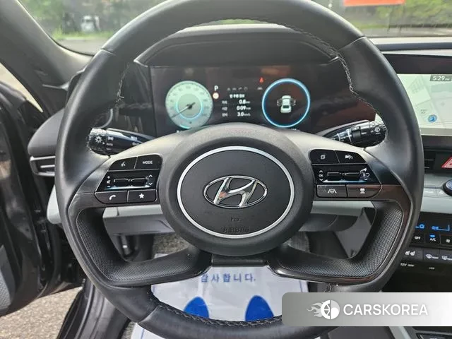 Hyundai The New Avante (CN7) 2023 Черный из Кореи, фото 4