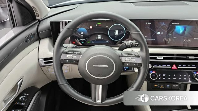 Hyundai The New Tucson Hybrid (NX4) 2025 Белый из Кореи, фото 4