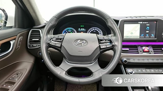 Hyundai Grandeur IG Hybrid 2018 Белый из Кореи, фото 4