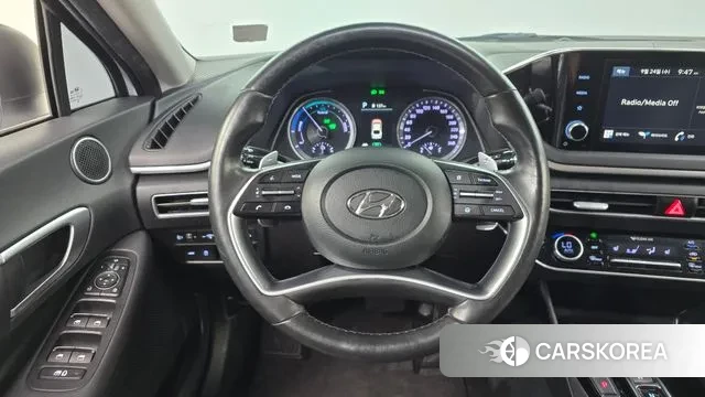 Hyundai Sonata Hybrid (DN8) 2021 Белый из Кореи, фото 4