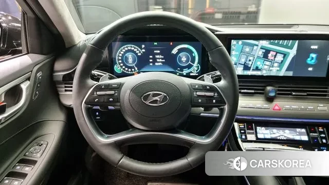 Hyundai The New Grandeur IG Hybrid 2022 Черный из Кореи, фото 4