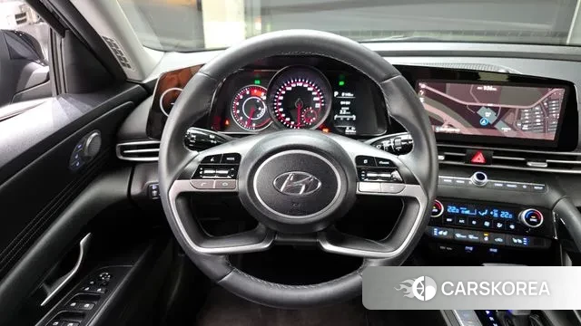 Hyundai Avante (CN7) 2023 Черный из Кореи, фото 4