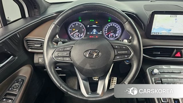 Hyundai The New Santa Fe 2023 Белый из Кореи, фото 4
