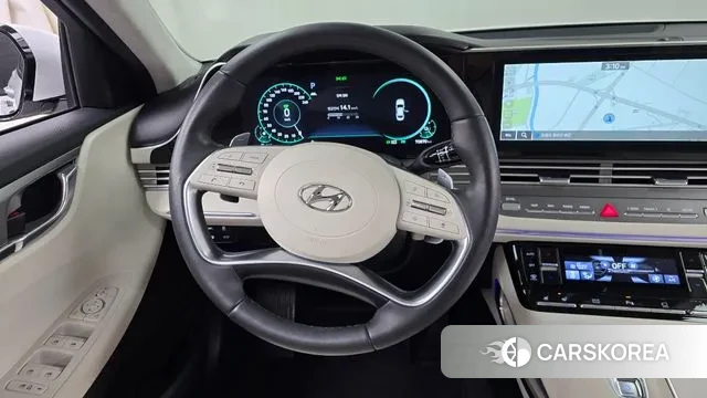Hyundai The New Grandeur IG Hybrid 2022 Белый из Кореи, фото 4