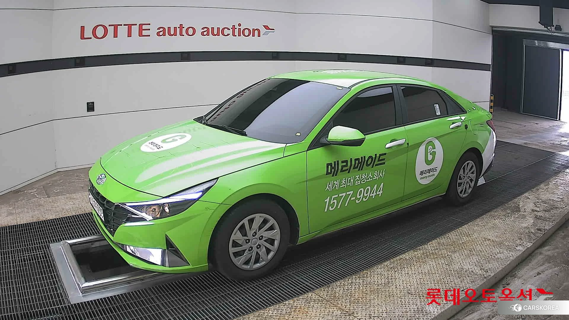 Hyundai Avante 2022 Polar White из Кореи, фото 4