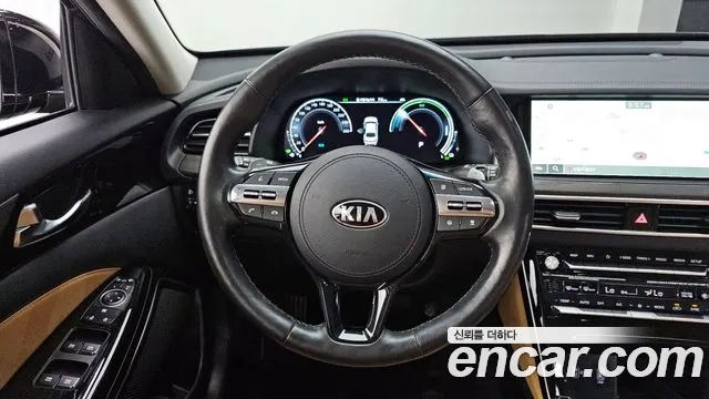 Kia K7 Premier Hybrid 2021 Черный из Кореи, фото 4