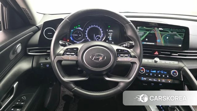 Hyundai Avante Hybrid (CN7) 2020 Черный из Кореи, фото 4