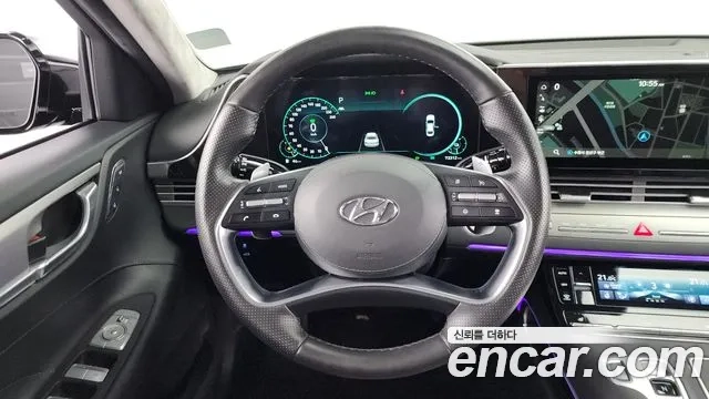 Hyundai The New Grandeur IG Hybrid 2020 Черный из Кореи, фото 4