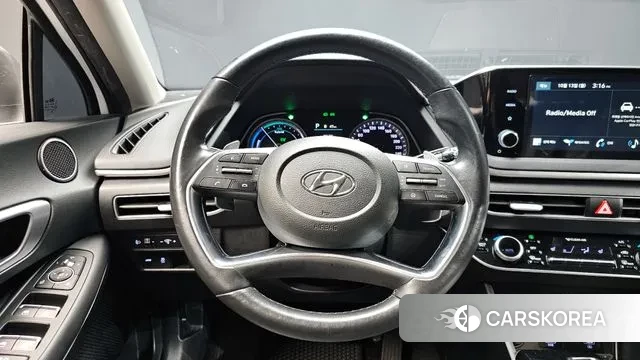 Hyundai Sonata Hybrid (DN8) 2021 Белый из Кореи, фото 4