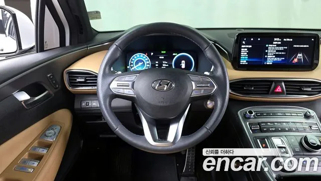 Hyundai The New Santa Fe 2023 Белый из Кореи, фото 4