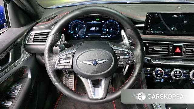 Genesis The New G70 2021 Синий из Кореи, фото 4