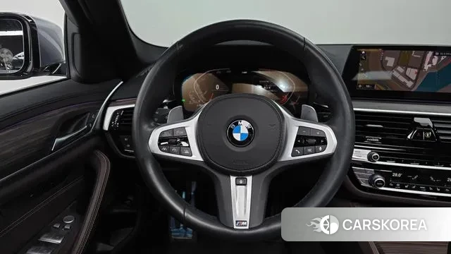 BMW 5 Series (G30) 2019 Небесно-голубой из Кореи, фото 4