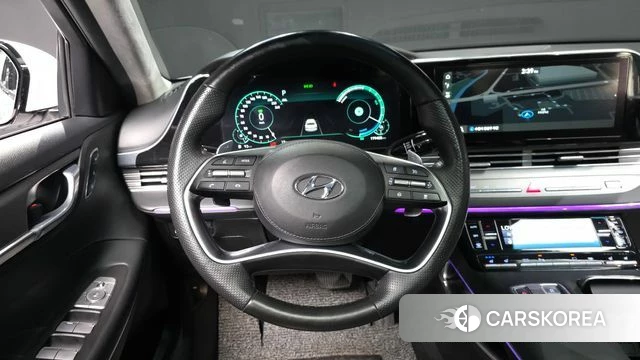Hyundai The New Grandeur IG Hybrid 2021 Белый из Кореи, фото 4