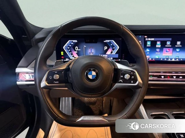 BMW 7 Series (G70) 2023 Черный из Кореи, фото 4