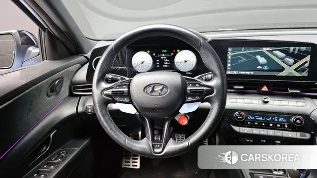 Hyundai Avante (CN7) 2022 Небесно-голубой из Кореи, фото 4