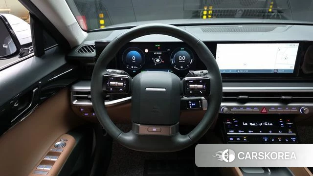 Hyundai Grandeur Hybrid (GN7) 2023 Серебристо-серый из Кореи, фото 4