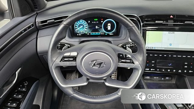 Hyundai Tucson Hybrid (NX4) 2021 Белый из Кореи, фото 4