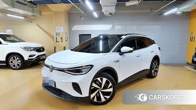 Volkswagen ID.4 2022 Белый из Кореи, фото 4