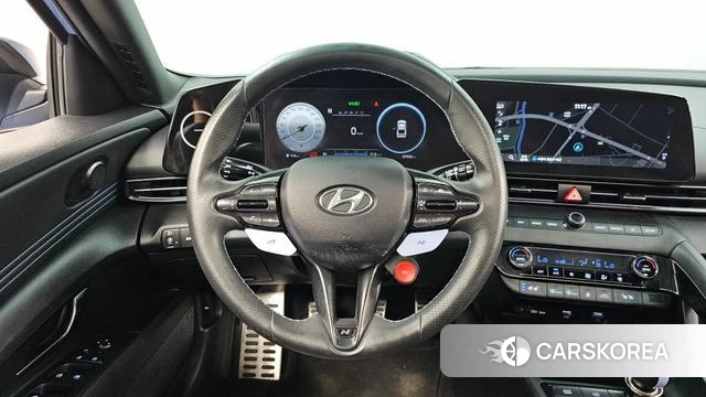 Hyundai Avante (CN7) 2022 Небесно-голубой из Кореи, фото 4