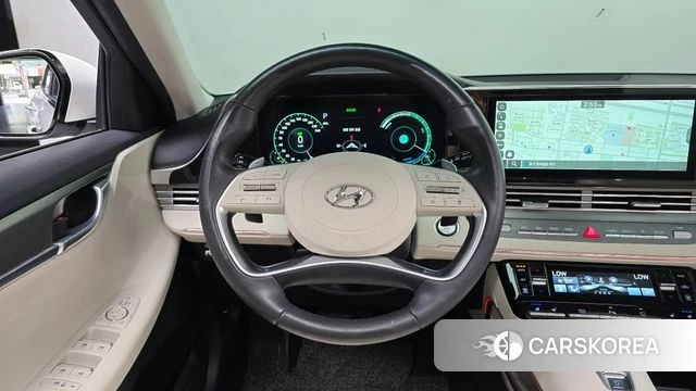 Hyundai The New Grandeur IG Hybrid 2021 Белый из Кореи, фото 4