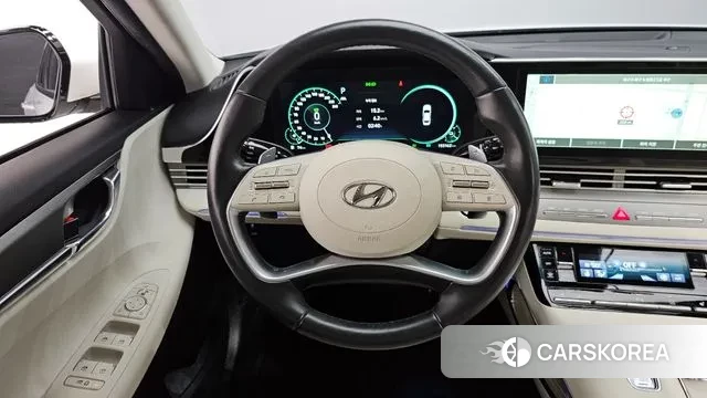 Hyundai The New Grandeur IG Hybrid 2022 Белый из Кореи, фото 4