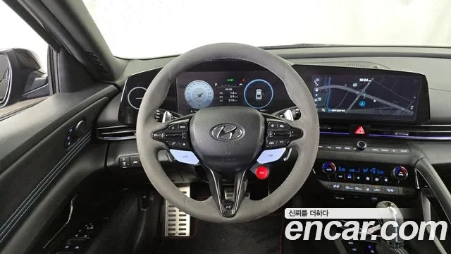 Hyundai Avante (CN7) 2022 Черный из Кореи, фото 4