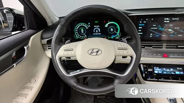 Hyundai The New Grandeur IG Hybrid 2022 Черный из Кореи, фото 4