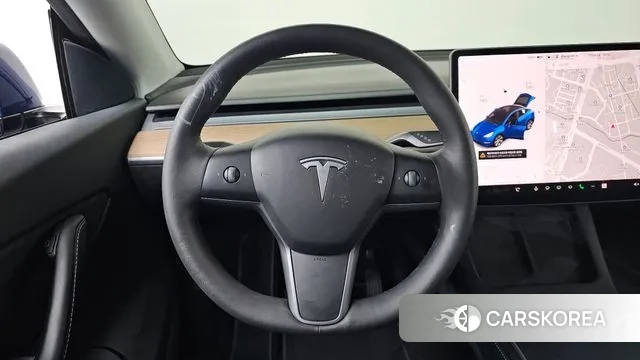 Tesla Model Y 2021 Синий из Кореи, фото 4