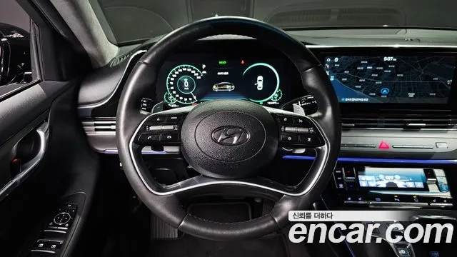 Hyundai The New Grandeur IG Hybrid 2022 Черный из Кореи, фото 4