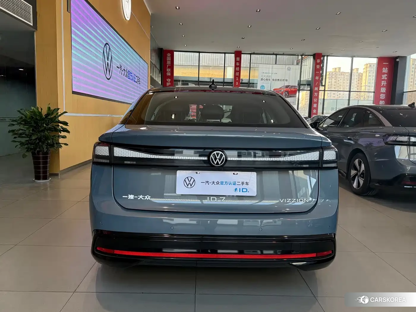 Volkswagen ID.7 VIZZION 2024 Синий из Китая, фото 4