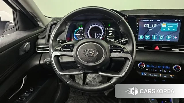 Hyundai Avante Hybrid (CN7) 2020 Белый из Кореи, фото 4