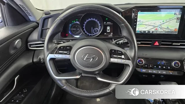 Hyundai Avante Hybrid (CN7) 2021 Белый из Кореи, фото 4