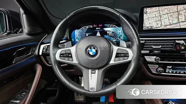 BMW 5 Series (G30) 2021 Синий из Кореи, фото 4